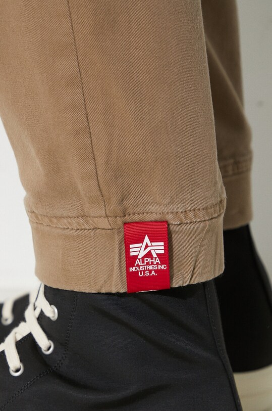 Nohavice Alpha Industries 196210-183 Jogger 196210.183 béžová