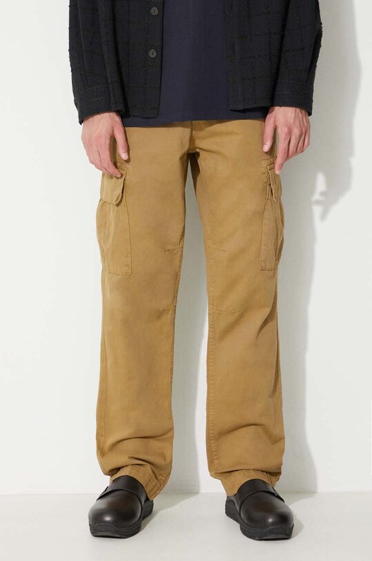 Alpha Industries spodnie Agent Pant bawełna beżowy 158205.13