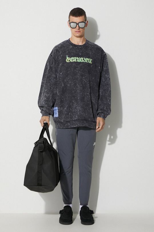 The North Face spodnie dresowe dzianina szary NF0A5GFM174