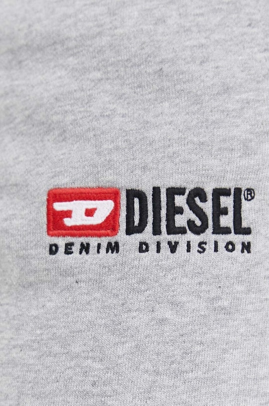 Bavlněné tepláky Diesel P-TARY-DIV šedá A03770.0GEAD