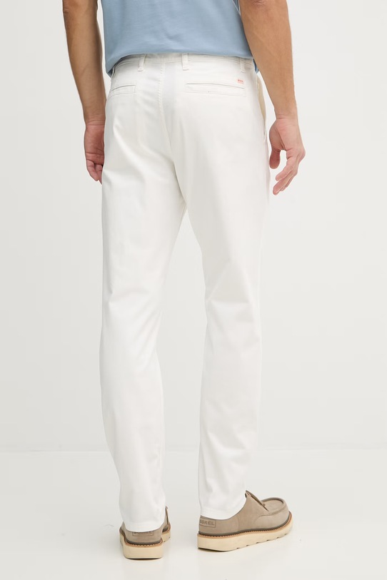 Дрехи Панталон BOSS Orange 50510917 бял