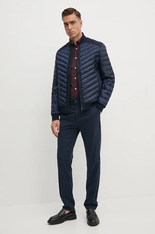 Boss Orange pantaloni chinos bleumarin 50510917