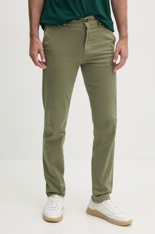 Boss Orange pantaloni chinos verde 50510917