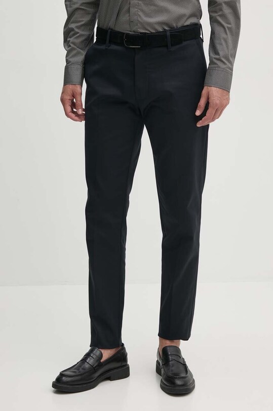 Штани Emporio Armani з еластаном темно-синій 8N1P15.1NGCZ.NOS
