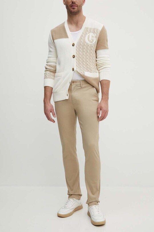 Брюки Tommy Hilfiger с эластаном бежевый MW0MW28883