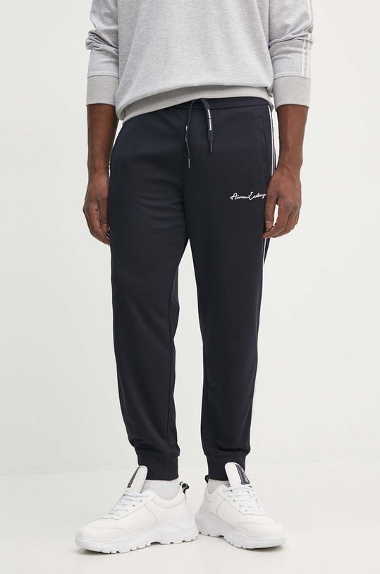 Odzież Armani Exchange spodnie dresowe 8NZPSG.Z9N1Z.NOS granatowy