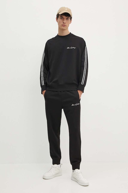 Odzież Armani Exchange spodnie dresowe 8NZPSG.Z9N1Z.NOS czarny