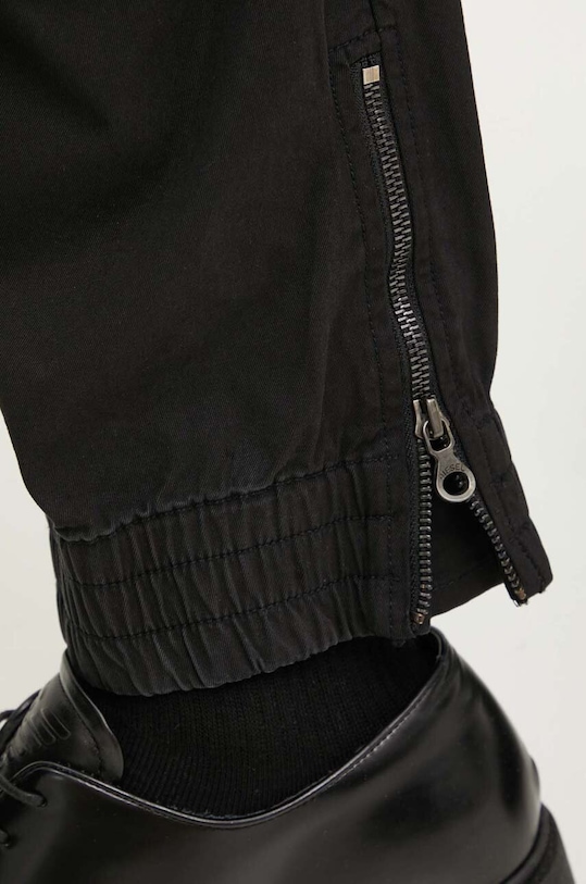 Bavlnené nohavice Diesel P-BEECK A14761.0SKAE čierna