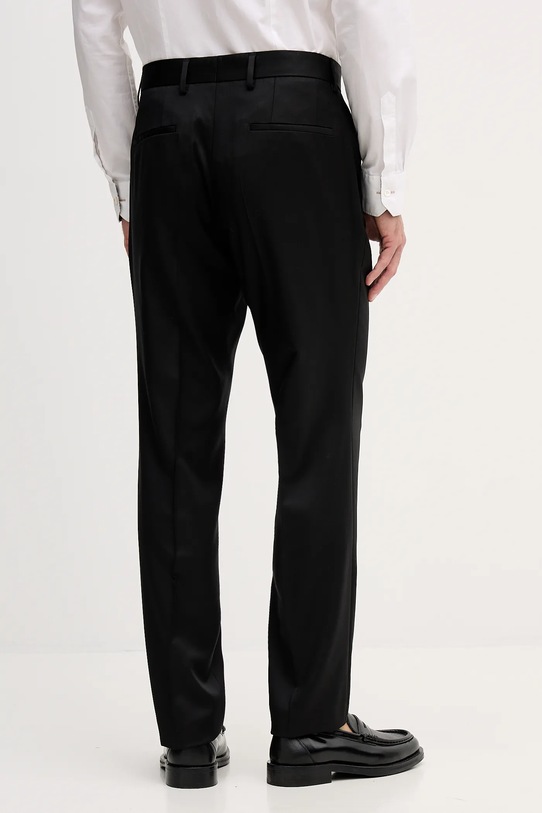Odzież BOSS spodnie wełniane 50469183 czarny