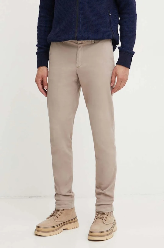 BOSS pantaloni potrivit bej 50485788