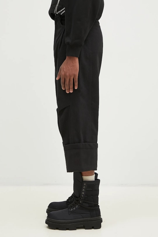 Ader Error spodnie bawełniane BN01FWBT0102BK czarny AA00