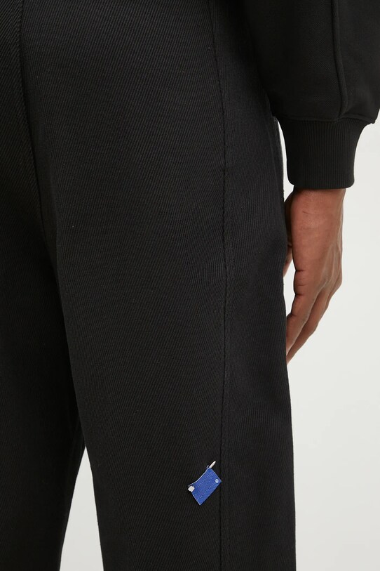 Ader Error spodnie bawełniane czarny BN01FWBT0102BK