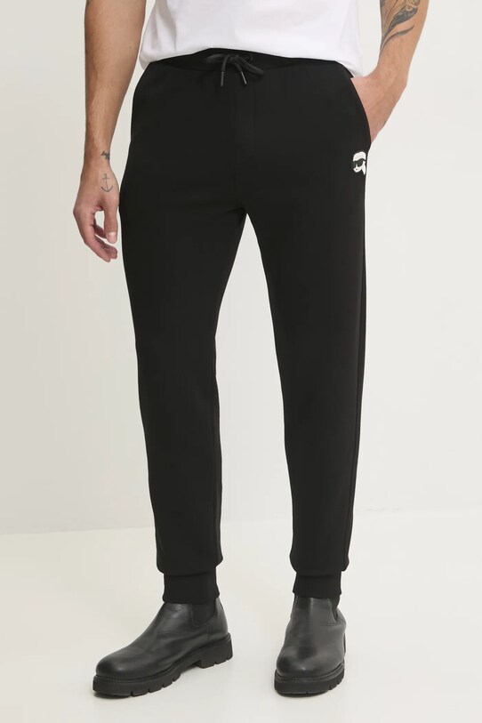 Karl Lagerfeld pantaloni de trening uni negru 500900.705713