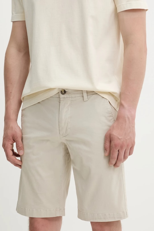 Marc O'Polo szorty tkanina beżowy M23038415000