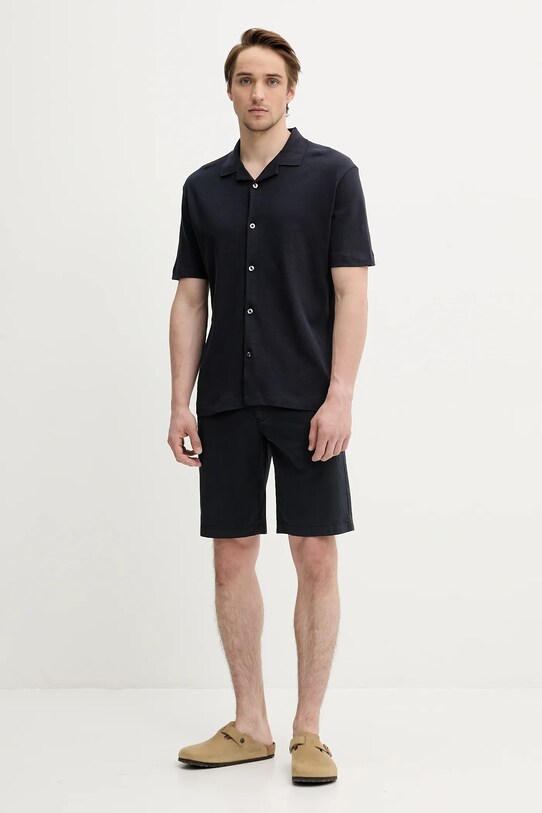 Marc O'Polo pantaloni scurți M23038415000 bleumarin AA00