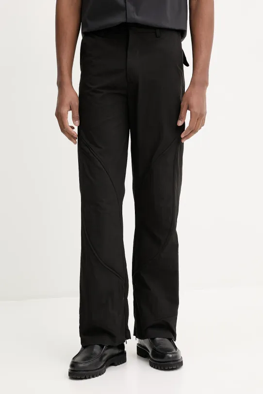 Kalhoty Heliot Emil látka černá SS25.M.10.108.BLK01.CO