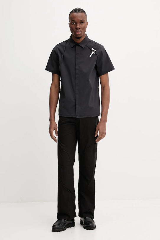 Kalhoty Heliot Emil SS25.M.10.108.BLK01.CO černá AA00