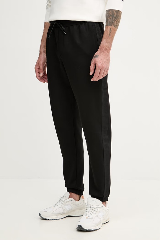 Armani Exchange pantaloni de trening tricotaj negru XM001301.AF10818.NOS