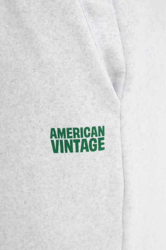 American Vintage spodnie dresowe szary MBAP05A
