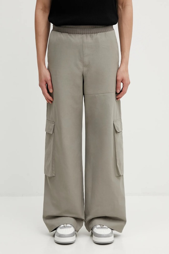 Heliot Emil spodnie tkanina zielony SS26PRE.M.10.207.LDG23.