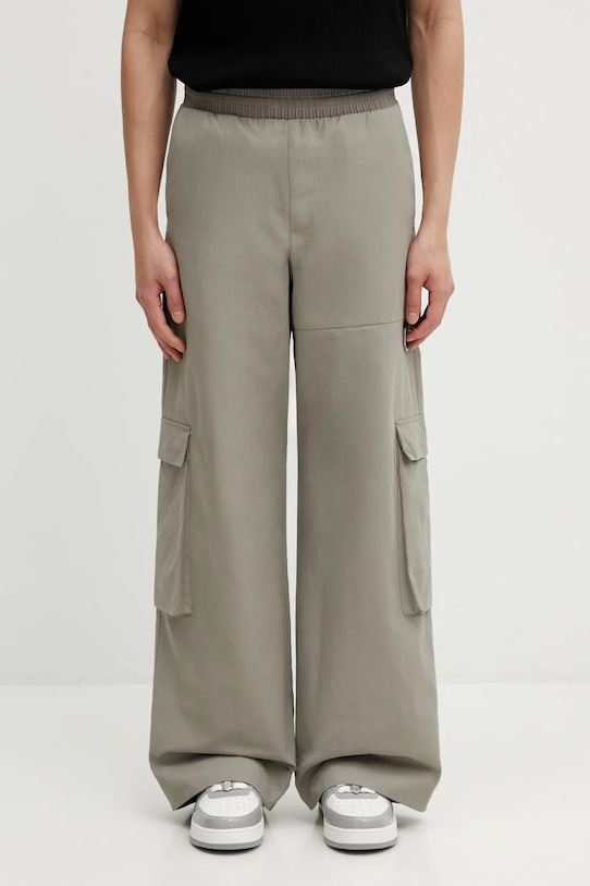 Heliot Emil spodnie tkanina zielony SS26PRE.M.10.207.LDG23.