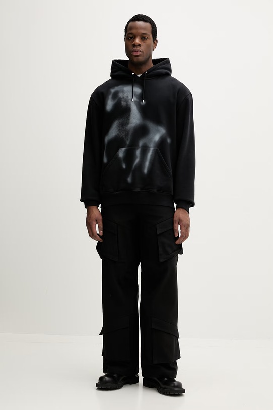 Heliot Emil spodnie bawełniane SS26PRE.M.10.160.BLK01. czarny AA00