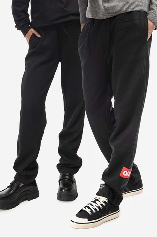 Спортивні штани 032C Taped Soft Jogger трикотаж чорний FW22.C.3010
