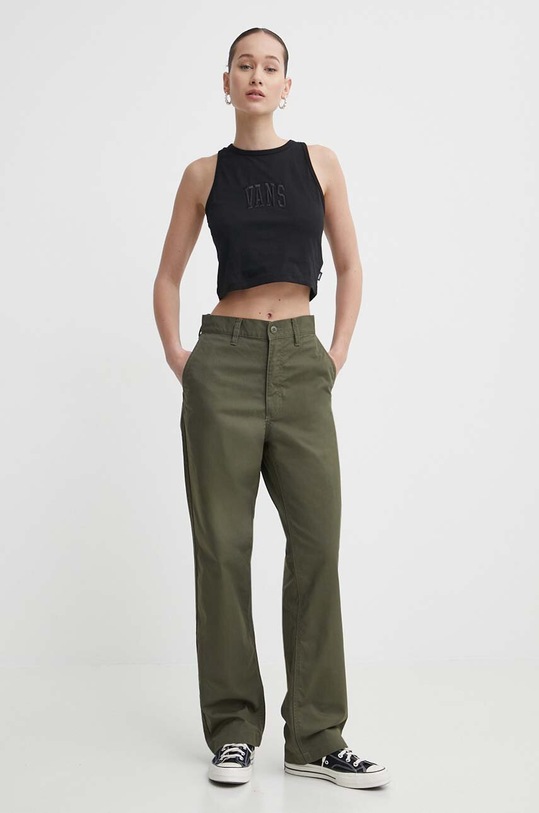 Vans pantaloni Authentic Chino verde VN0A5FJBKCZ