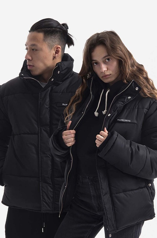 Filling Pieces kurtka bez kaptura czarny 8622201861