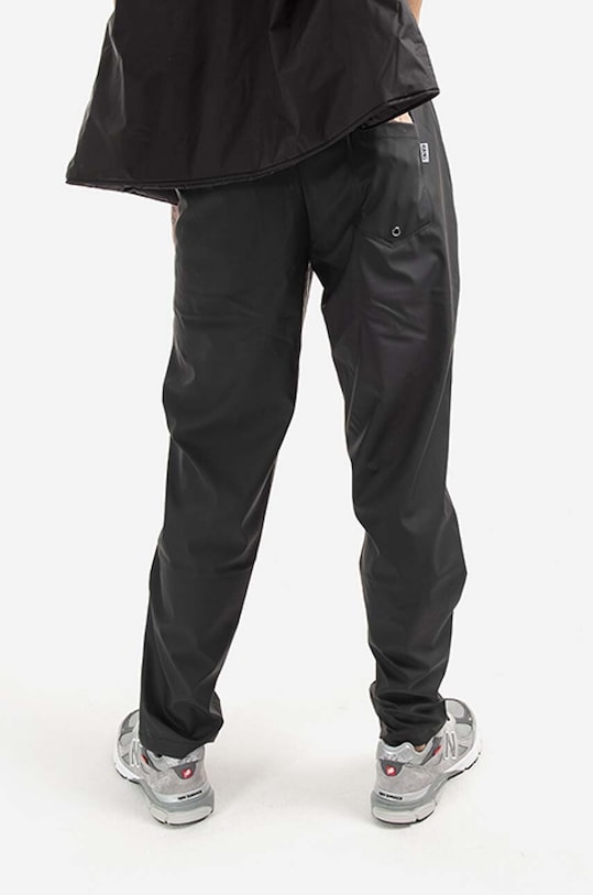Nepromokavé kalhoty Rains Pants Slim 18580.BLACK černá