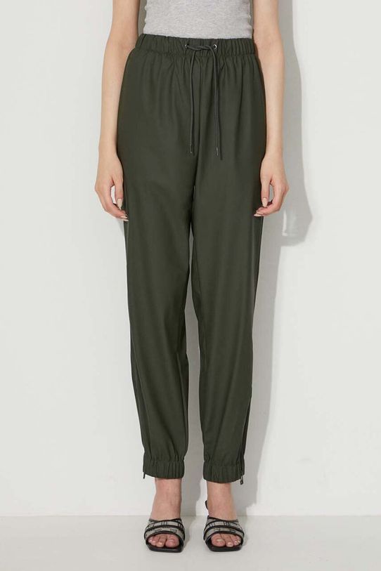 Donji dio trenirke Rains bez uzorka zelena 18560.