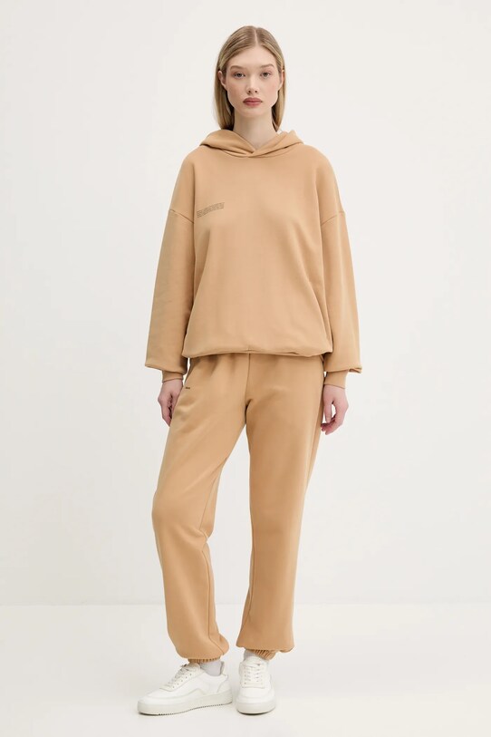 Pangaia pantaloni de trening din bumbac 10000295 verde