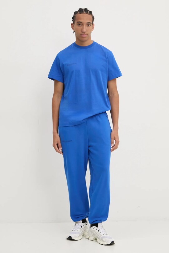 Pangaia pantaloni de trening din bumbac 10000295 albastru AA00
