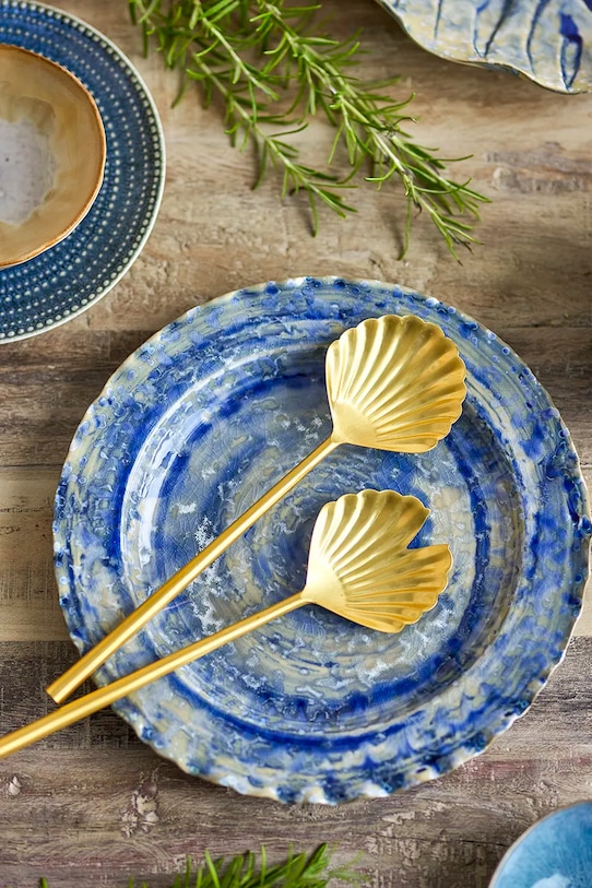 Kuhinja i bar Žlice za salatu Bloomingville Loreta 82068448 zlatna