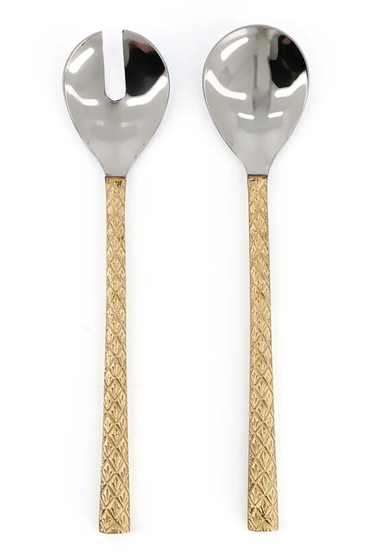Doing Goods łyżki sałatkowe Chameli Salad Server S 2-pack żółty 1.30.10.032.921.4