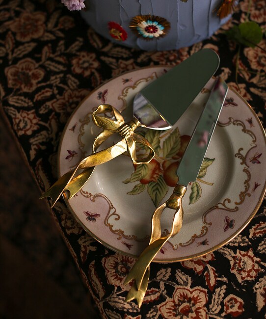Кухня та бар Лопатка та ніж для торта Doing Goods Riley Ribbon Cake Set 1.30.10.036.099.4 барвистий