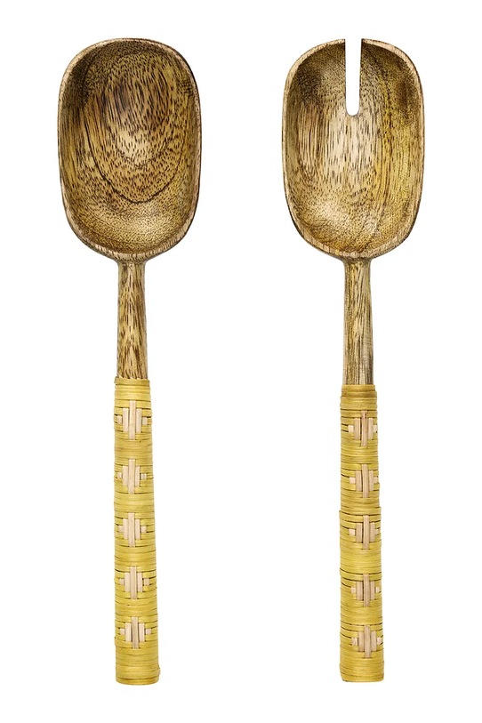 Madam Stoltz łyżki sałatkowe 27 cm 2-pack multicolor MMS25.02.06