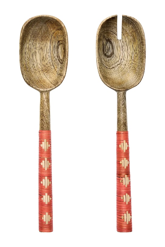 Madam Stoltz łyżki sałatkowe 27 cm 2-pack multicolor MMS25.02.07