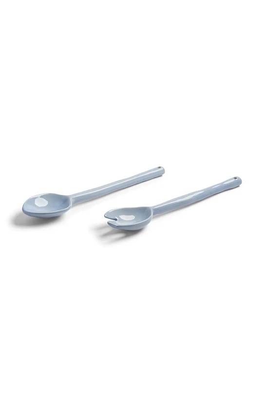 &k Amsterdam zestaw łyżek do serwowania z porcelany 27,5 x 6 x 2 cm 2829.08 niebieski AA00