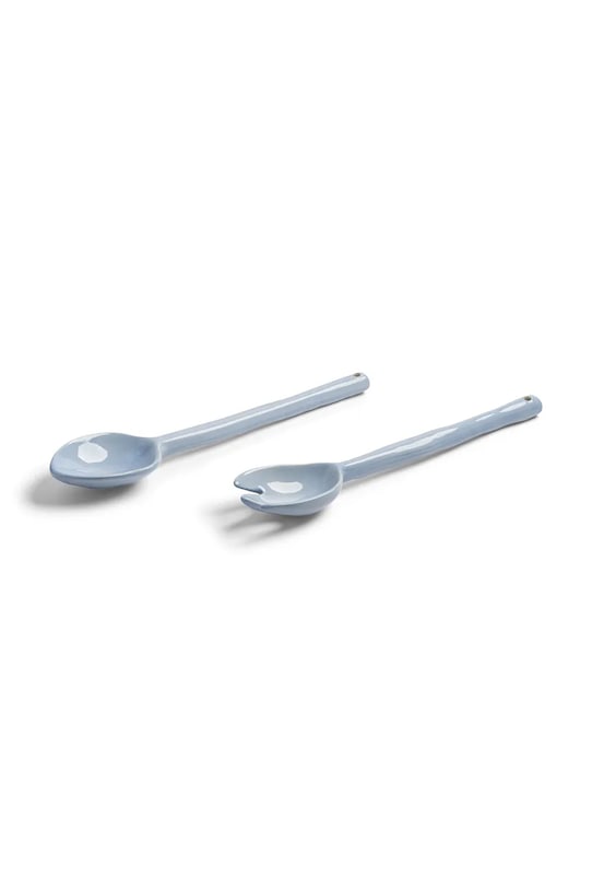 &k Amsterdam zestaw łyżek do serwowania z porcelany 27,5 x 6 x 2 cm 2829.08 niebieski AA00