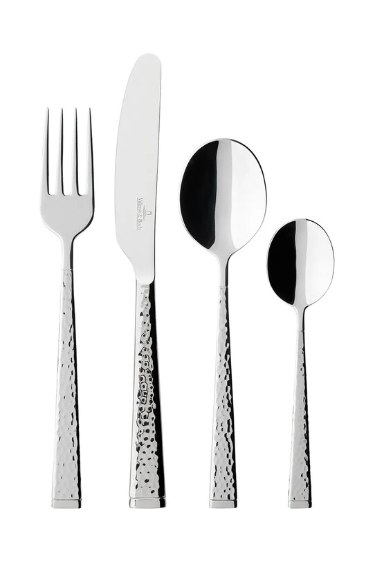 Set pribora za jelo za 6 osoba Villeroy & Boch Blacksmith 24-pack 12.6387.9030 siva AA00