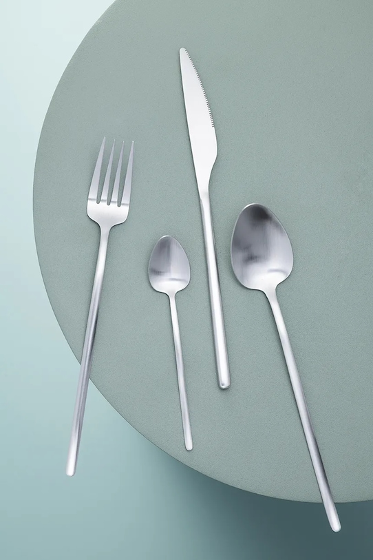 Кухня и бар Набор столовых приборов для 4 человек. J-Line 24 шт. 49006. серый