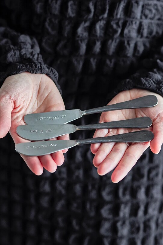 Konyha és bár Bloomingville vajkés Fabricio 3 db 82068395 többszínű