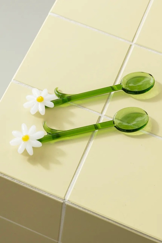 Кухня та бар Чайна ложка &k amsterdam flora white 2-pack 2174.12 зелений