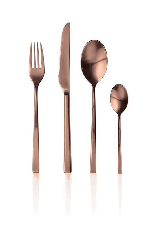 Sada príborov pre 6 osôb Mepra Ice Bronzo 24-pak ružová 106228024IB