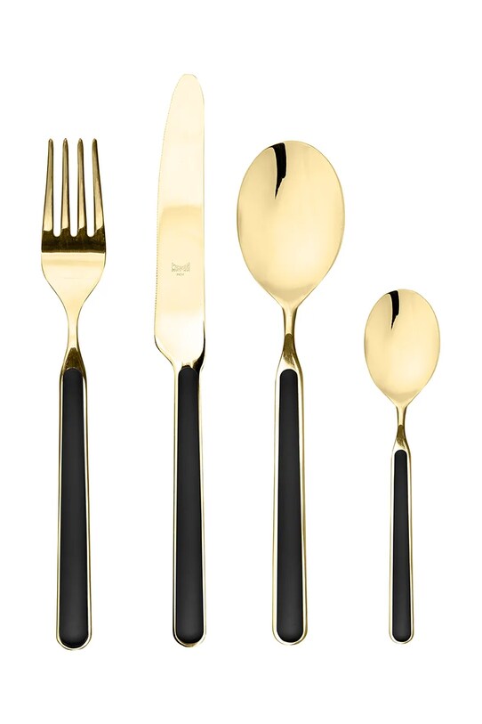 Mepra komplet sztućców dla 6 os. Fantasia 24-pack czarny 10N622024O