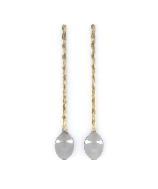 Žlica za latte Doing Goods Wavy Latte Spoon Set 2-pack šarena 1.30.10.036.926.3