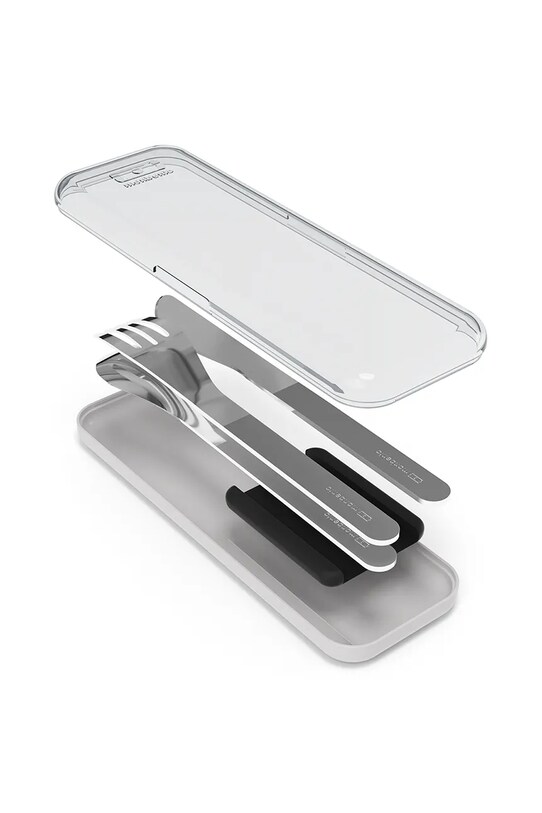 Набор туристических столовых приборов Monbento Slim Box 50300002 серый AA00