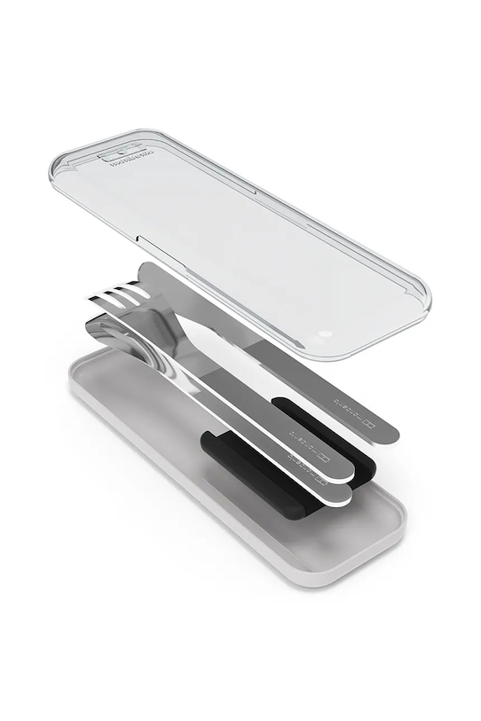Set putnog pribora za jelo Monbento Slim Box 50300002 siva AA00