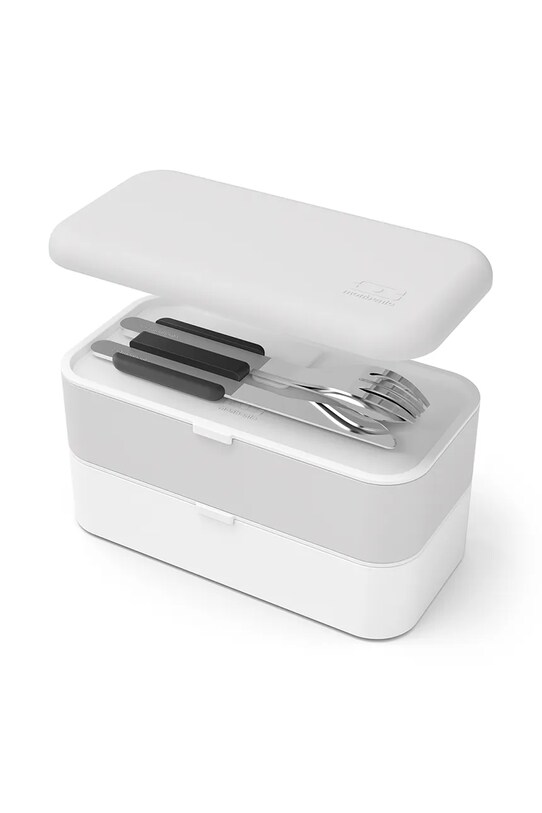 Кухня и бар Набор туристических столовых приборов Monbento Slim Box 50300002 серый